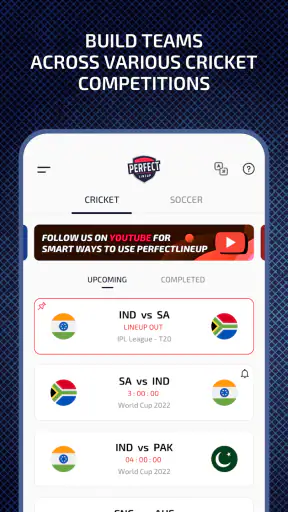 PerfectLineup - Lineup Builder screenshot