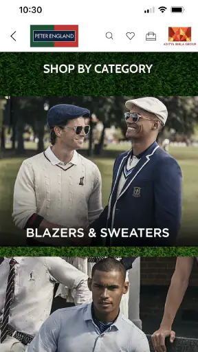 Peter England Online Shopping screenshot