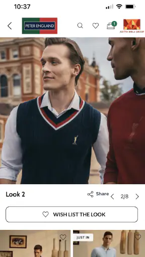 Peter England Online Shopping screenshot