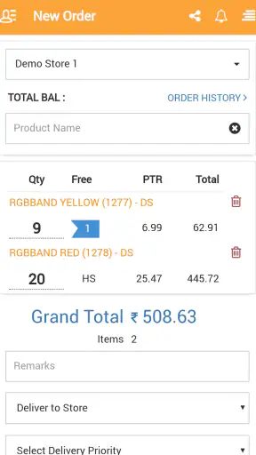 Pharmarack-Retailer screenshot
