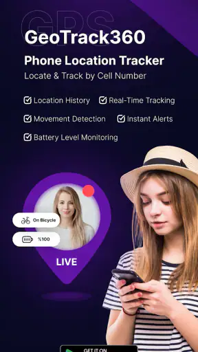 GPS Location Tracker Phone App screenshot