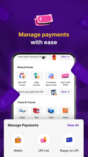 PhonePe UPI, Payment, Recharge screenshot