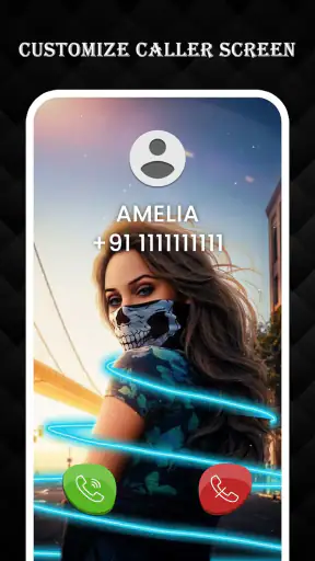 Photo Caller Screen - Dialer screenshot