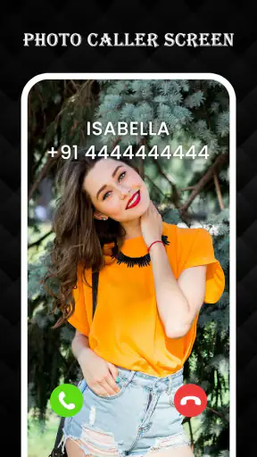 Photo Caller Screen - Dialer screenshot
