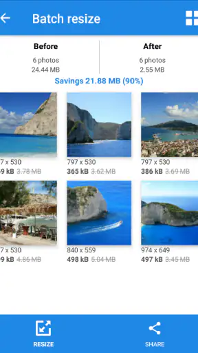 Photo & Picture Resizer screenshot