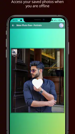 Photo pose for men screenshot