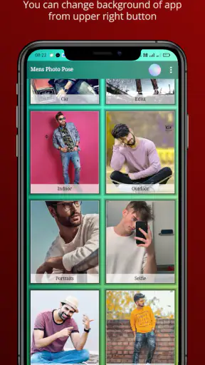 Photo pose for men screenshot