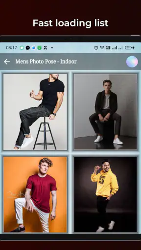 Photo pose for men screenshot