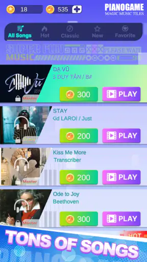 Piano Dance: music game screenshot