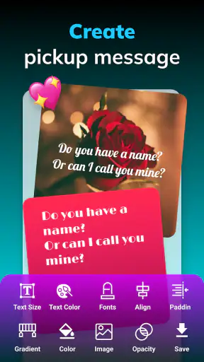 Pickup Lines - Flirt Messages screenshot