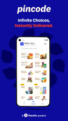 Pincode: Grocery & Meds App screenshot