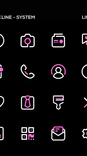 PinkLine Icon Pack :LineX Pink screenshot