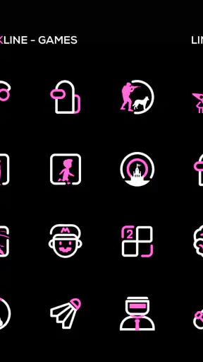 PinkLine Icon Pack :LineX Pink screenshot