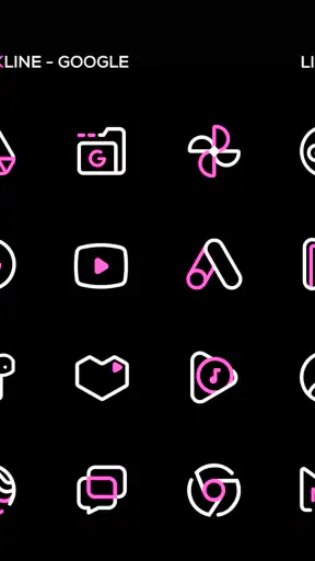 PinkLine Icon Pack :LineX Pink screenshot