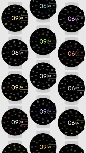 Pixel's Concentric Watch Face screenshot