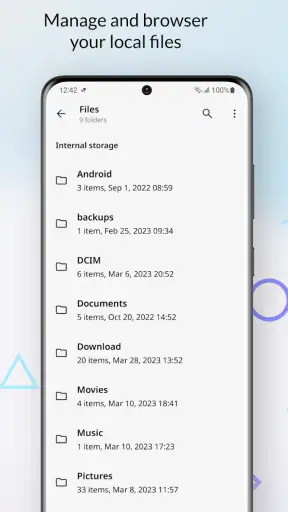PlainApp: File & Web Access screenshot