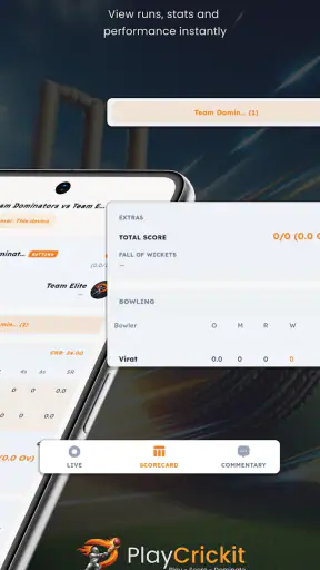 PlayCrickit - Cricket Scoring screenshot