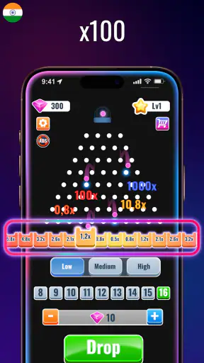 Plinko x100 Game - प्लिंको गेम screenshot