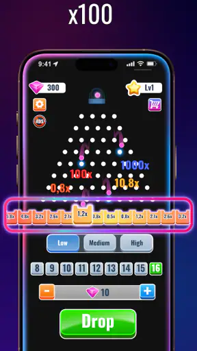 Plinko x100 Game - प्लिंको गेम screenshot