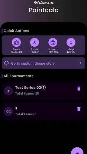 Pointcalc | Point table maker screenshot