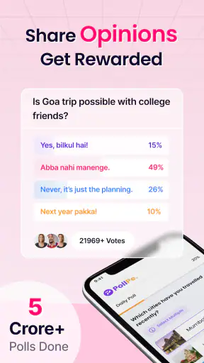 PollPe - Survey Rewards App screenshot