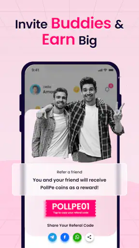 PollPe - Survey Rewards App screenshot
