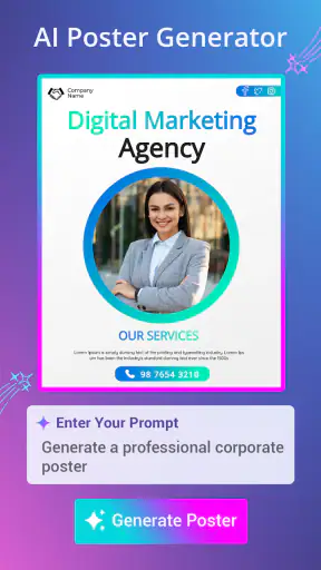 Poster maker AI : Banner maker screenshot