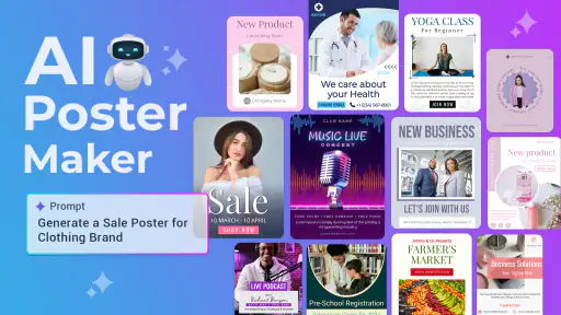 Poster maker AI : Banner maker screenshot