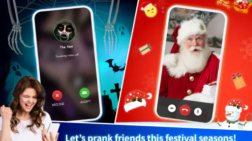 Prank App: Fake video & chat screenshot