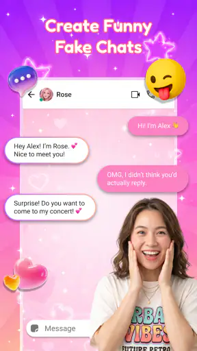 Prank Video Call and Fake Chat screenshot