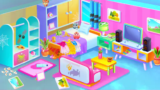 Princess Doll House Cleaning screenshot