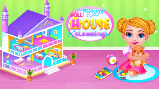 Princess Doll House Cleaning screenshot