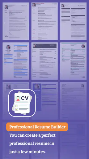 Professional Resume Builder screenshot