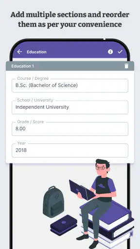 Professional Resume Builder screenshot