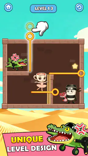 Pull Pin Save-Relaxing Puzzle screenshot