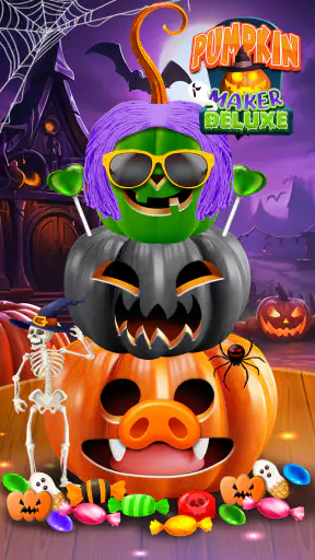 Pumpkin Maker Halloween Fun screenshot