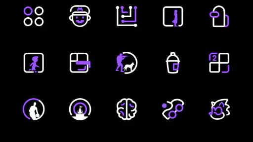 PurpleLine Icon Pack : LineX screenshot