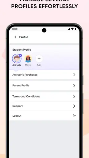 PW Parent App screenshot