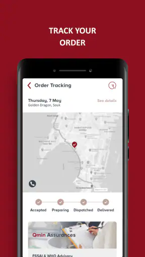 Qmin: Food delivery and more screenshot