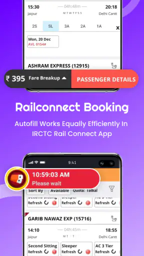Quick Tat Kal - Train Ticket screenshot