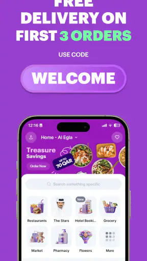 Rafeeq: Food Delivery in Qatar screenshot
