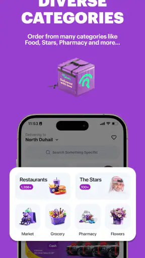 Rafeeq: Food Delivery in Qatar screenshot