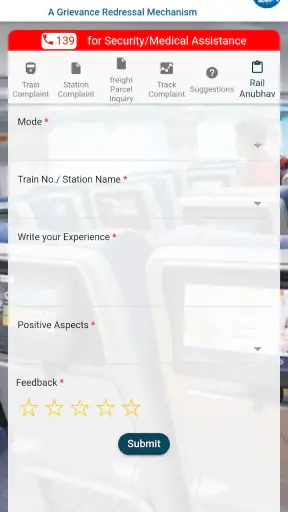RailMadad screenshot