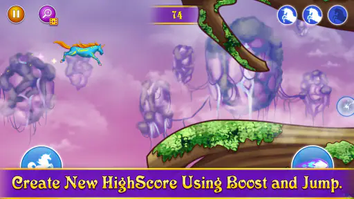 Rainbow Horse Run screenshot