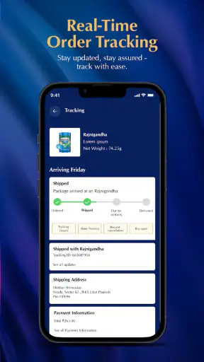 Rajnigandha Shopping App screenshot