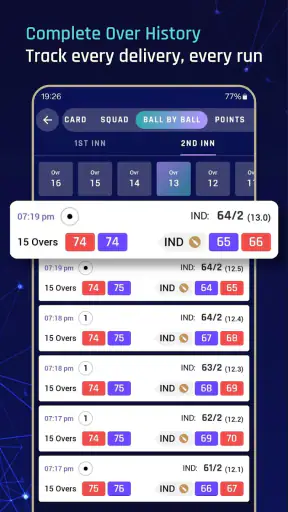 Rapid Cricket Live Line screenshot