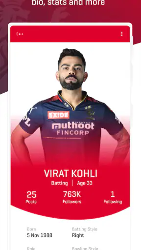 RCB Official- Live IPL Cricket screenshot