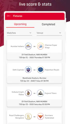 RCB Official- Live IPL Cricket screenshot