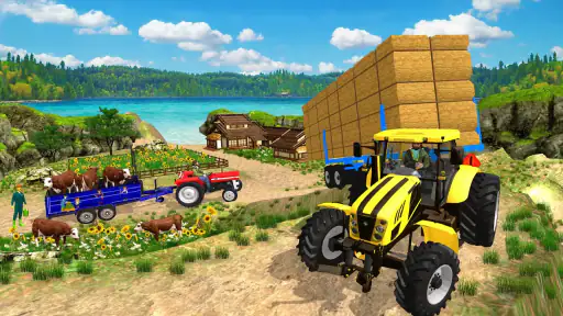 Real Tractor Trolley Sim Game screenshot