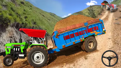 Real Tractor Trolley Sim Game screenshot